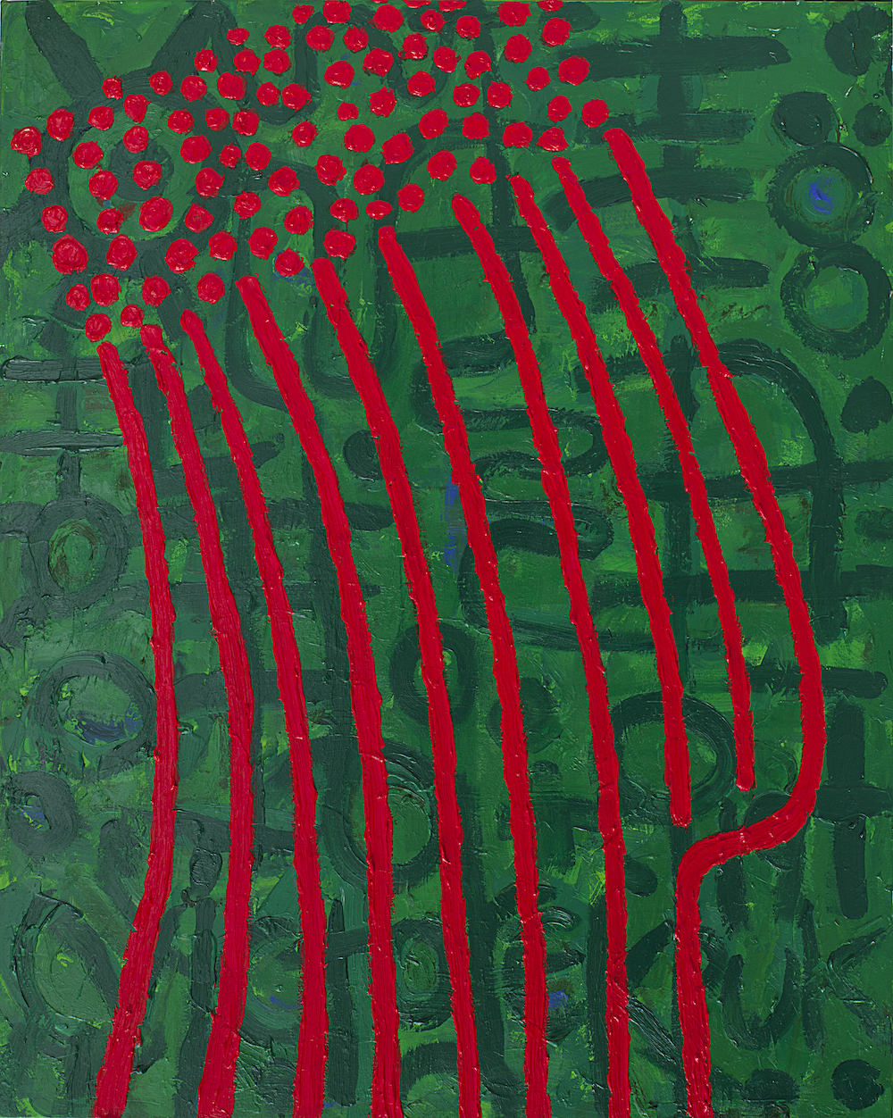 Royals and Goddesses 2, Victor Ekpuk, 2019. Image: courtesy of the artist and Morto