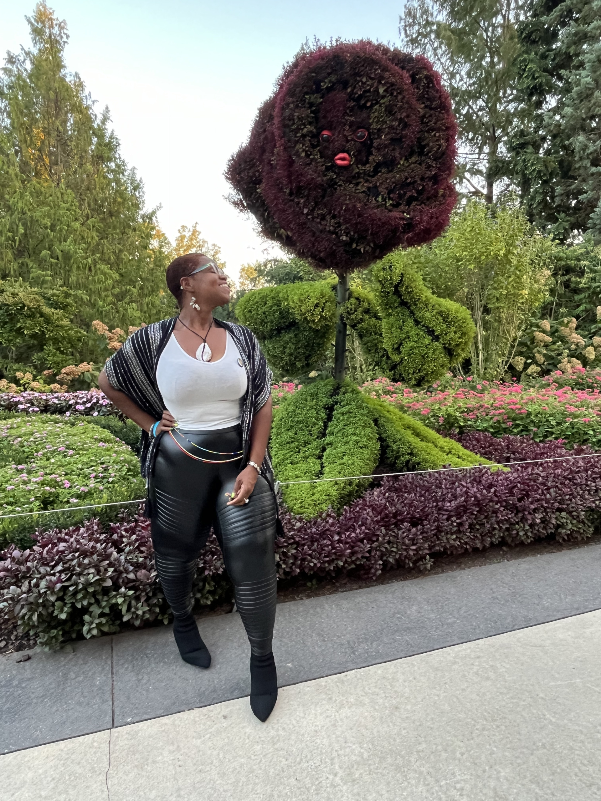Colah B. Tawkin at the Atlanta Botanical Garden. 