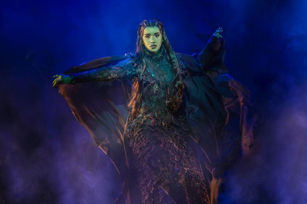 Lencia Kebede in Wicked. Image: Joan Marcus.