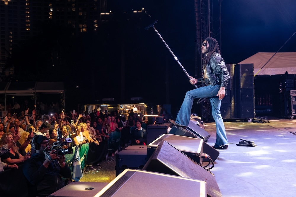 Lenny Kravitz at the The Bahamas Culinary & Arts Festival in Nassau. Image: Mia Ross/@rossss_mia.