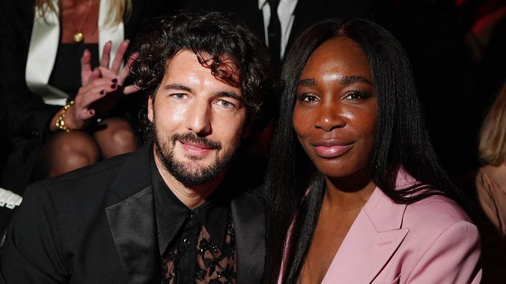Andrea Preti and Venus Williams at the Dsquared2 F/W 2025 - 2026 runway during the Milan Fashion Week. Image: Daniele Venturelli/Getty Images for Dsquared2.