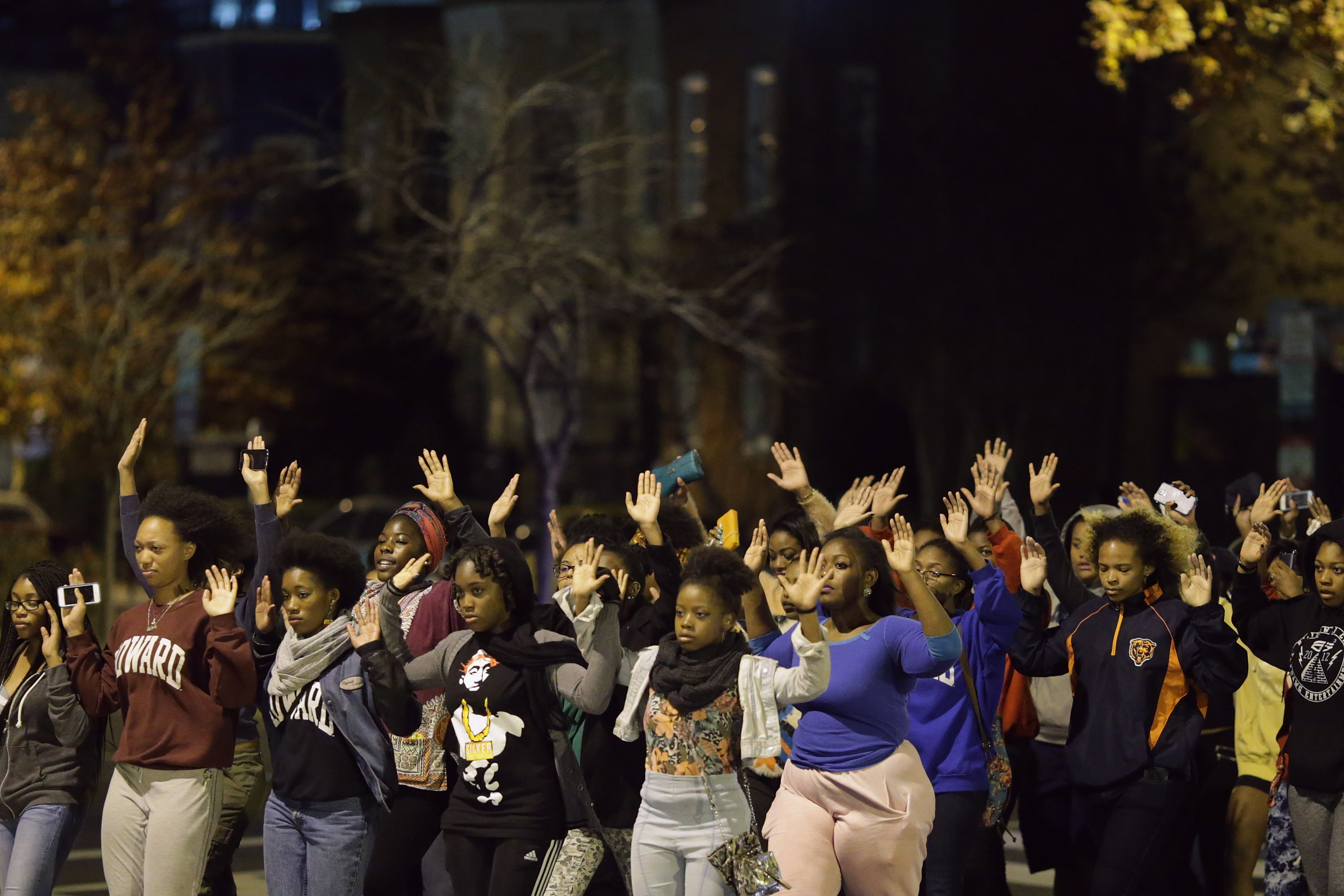 Hundreds Rally In DC After Grand Jury Decision In Michael Brown Shooting