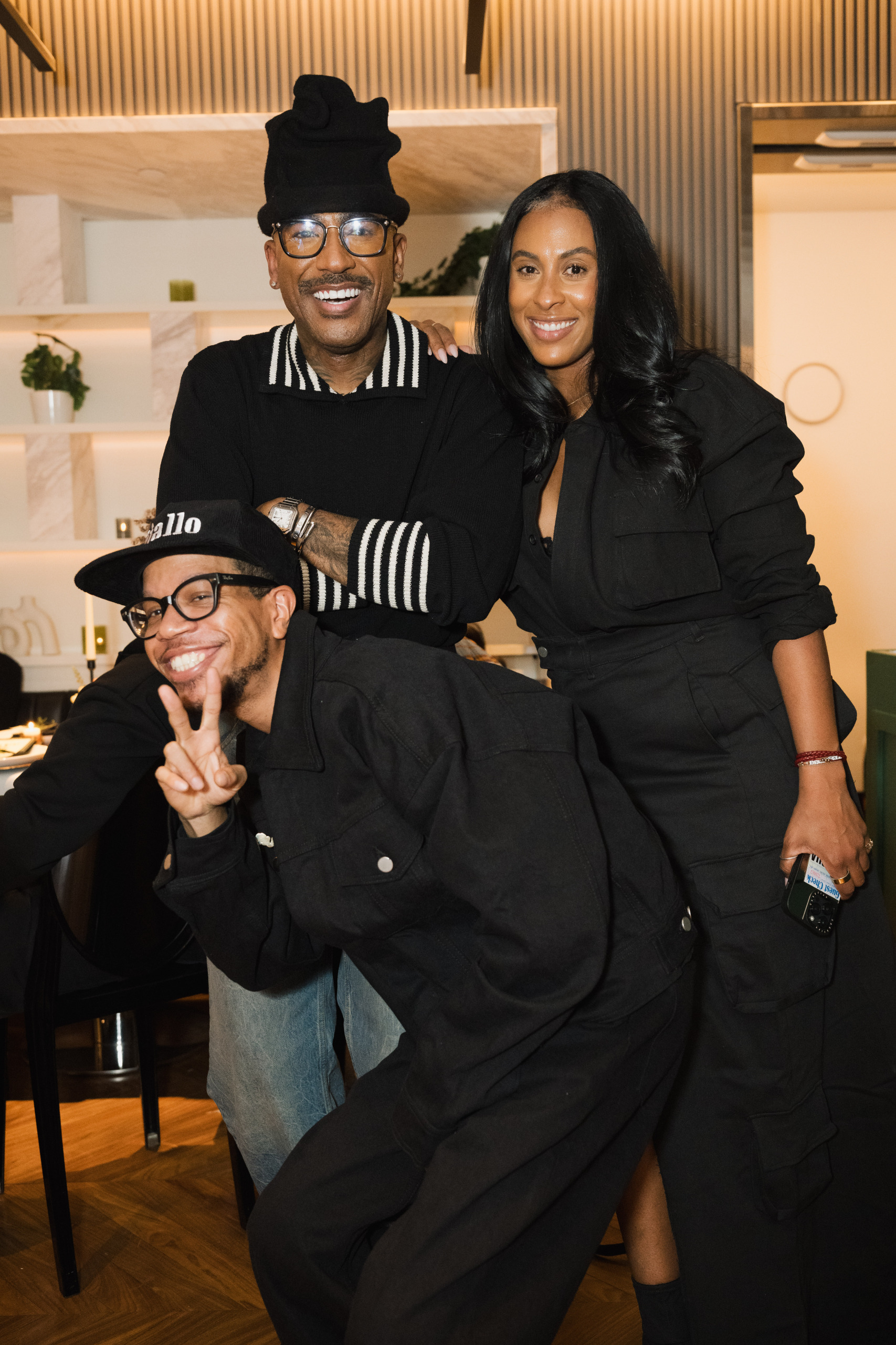Alex, Dex and TY - Diallo dinner