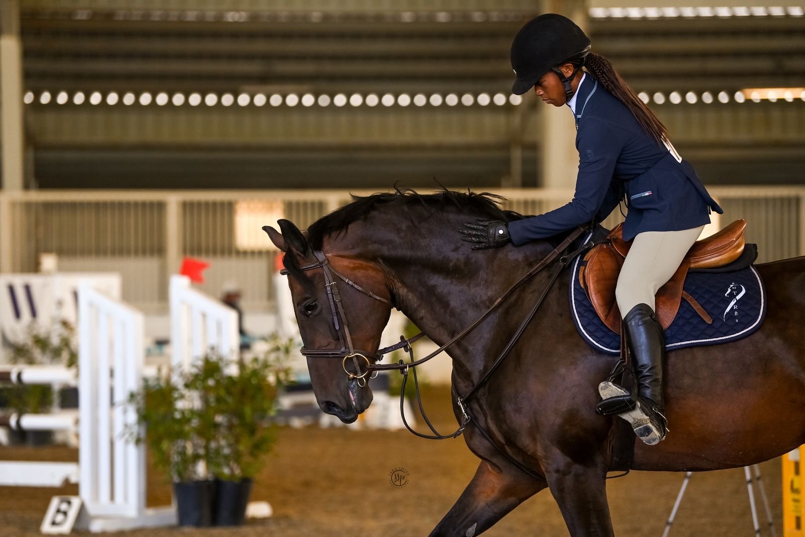 Zoie Brogdon and her horse, Ninja.