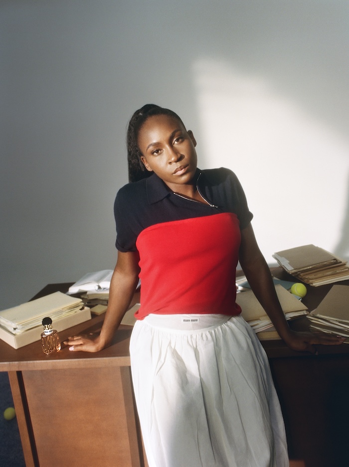 Coco Gauff for Miu Miu Beauty