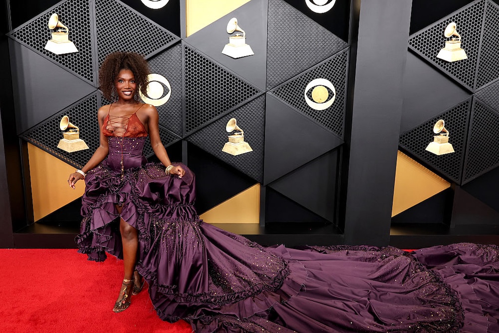 Doechii arrives for the 68th Annual Grammy Awards at the Crypto.com Arena in Los Angeles​. Image: Amy Sussman/ AFP via Getty Images​.