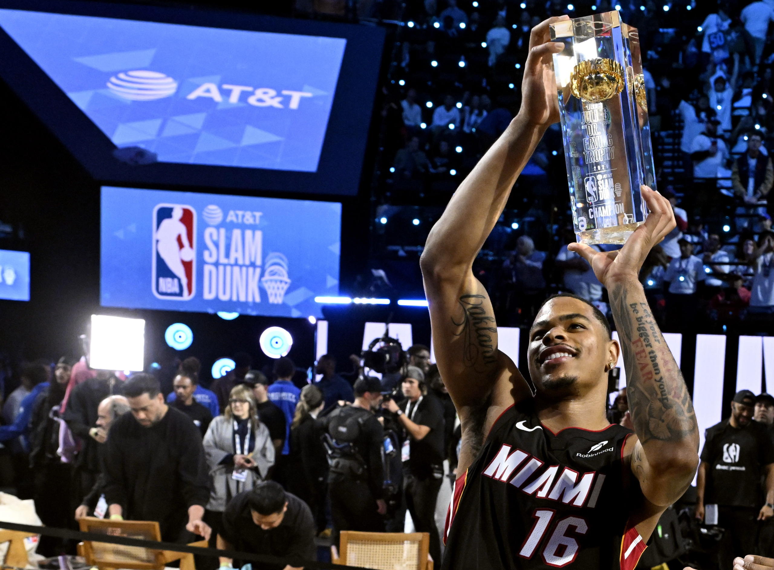 Keshad Johnson 2026 All-Star Slam Dunk contest winner.