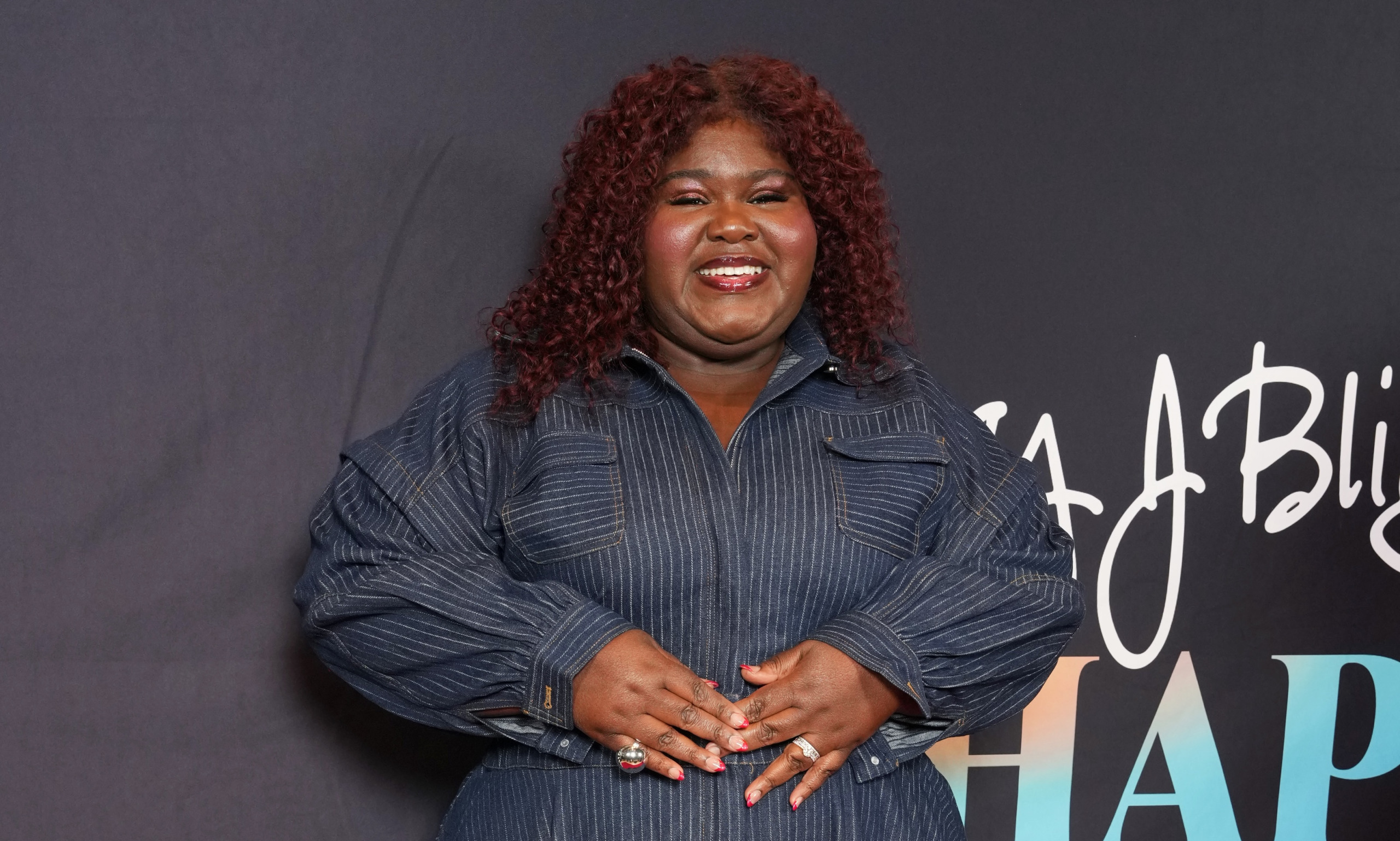 Gabourey Sidibe at World Premiere screening of 'Be Happy' in New York City. Image: Ilya Saveno for Lifetime.