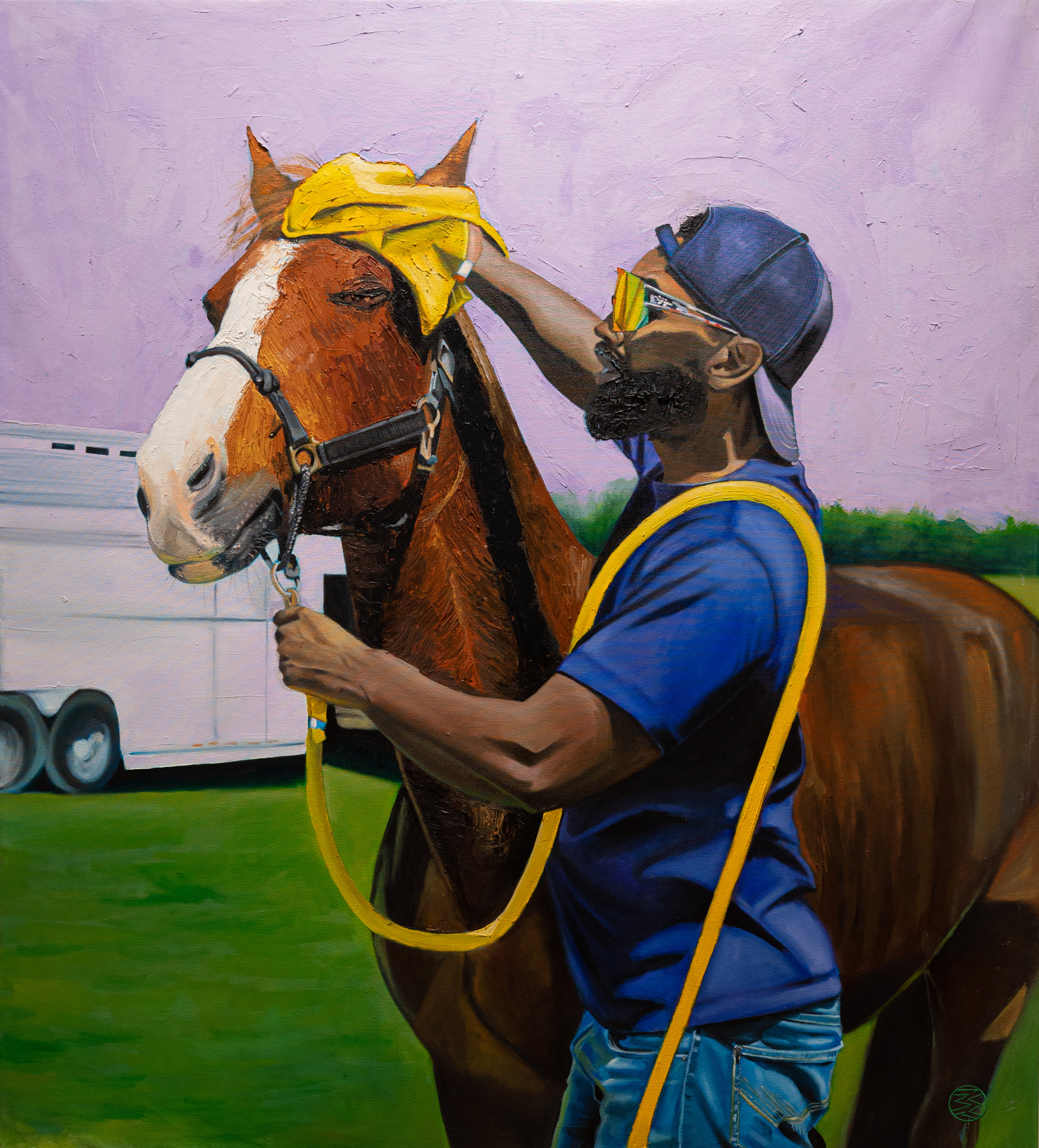 "Cooling Down Koda," Bria Edwards, 2026. 
Image: courtesy of the artist