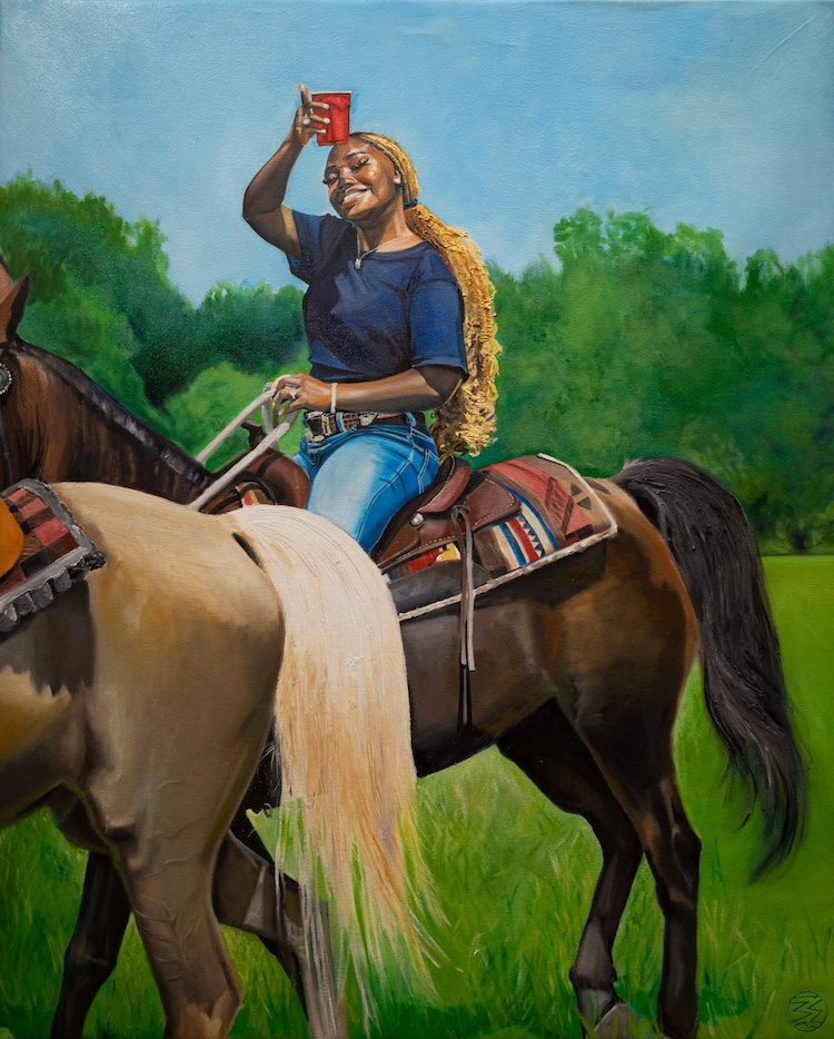 Ridin Smooth Enough Not to Spill Your Cup," Bria Edwards, 2026. Image: courtesy of the artist