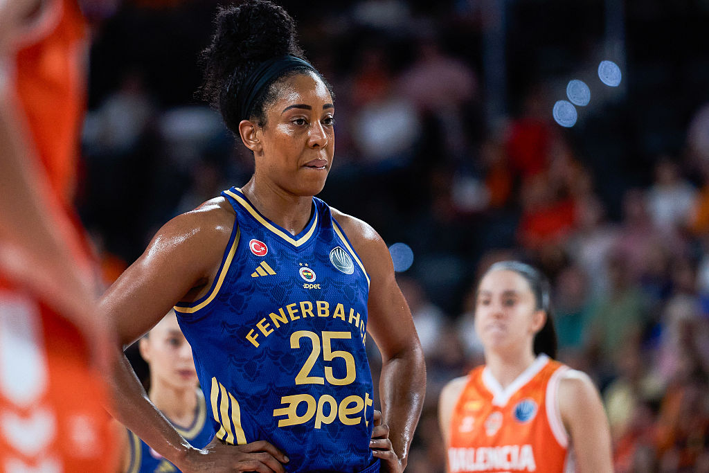 Monique Charice Billings of Fenerbahce Opet seen in action