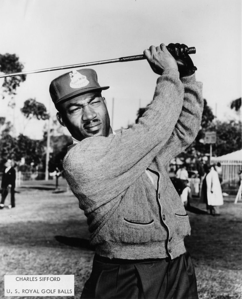 Autograph Card Of Charles Sifford In 1962