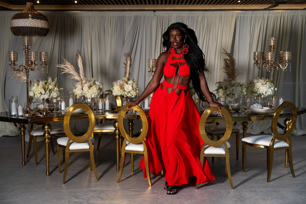 Bozoma Saint John's Boz's Bach & Bougie Bachelorette party -table