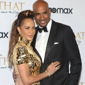 Nicole Ari Parker and Boris Kodjoe attend HBO Max Hosts "And Just Like That..., A New Chapter of Sex and the City" New York Premiere at MOMA on December 08, 2021 in New York City. (Photo by Udo Salters/Patrick McMullan via Getty Images)
