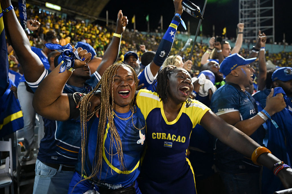 Curaçao fans celebrate World Cup 2026 qualification.
