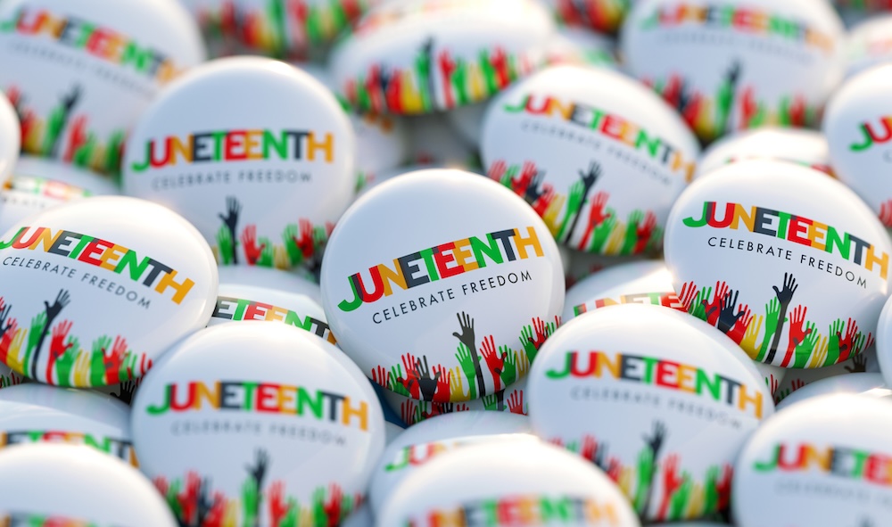 Juneteenth Printed Badges