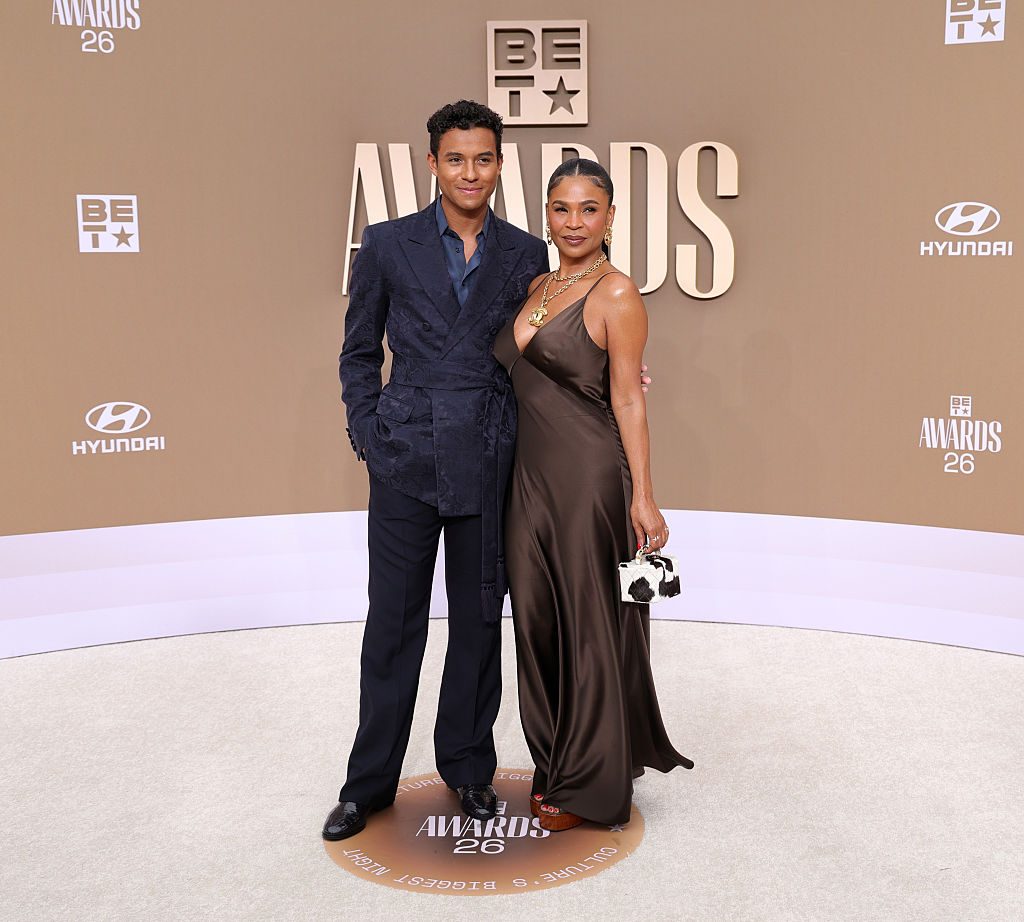 Jaafar Jackson and Nia Long