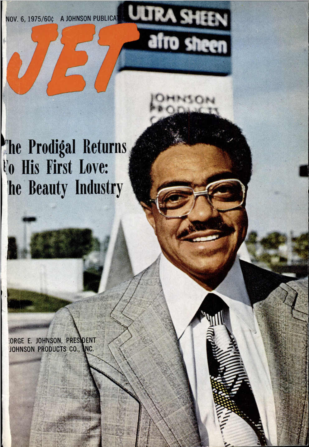 george johnson on the cover of Jet magazine