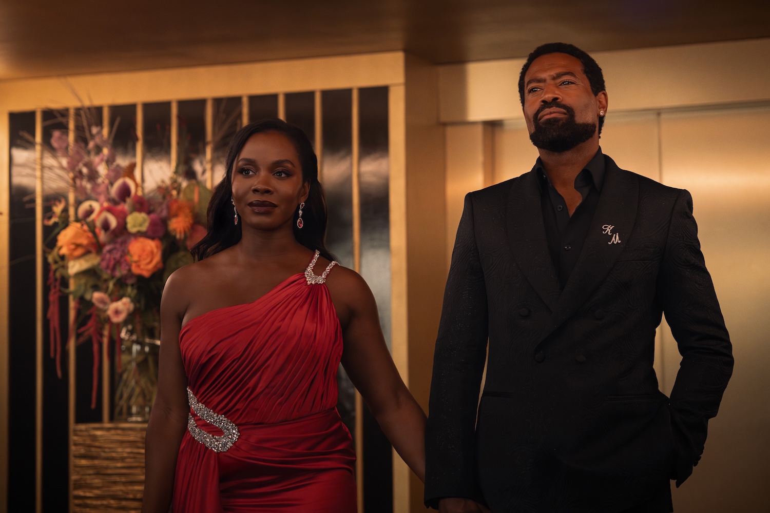 Deborah Ayorinde and Nicholas Pinnock in 'Fightland