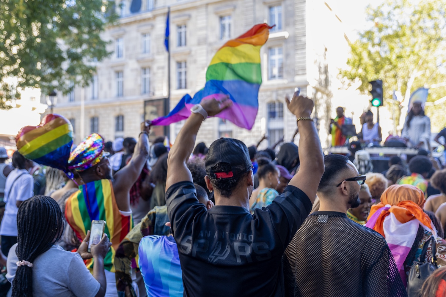 Terry Grimoire, founder of Pilon, a Reunion based LGBTQIA+ association, represents La Reunion through his association while taking part in the Global Black Pride Paris 2026 march in Paris, France, on September 12, 2026. The first Global Black Pride edition organized in Europe brings together Black LGBTQIA+ communities, activists, representatives and allies from around the world, including La Reunion, Guadeloupe, French Guiana, Haiti, Curacao, Senegal, Ivory Coast, Benin, Gabon, Kenya, Ethiopia, Uganda, the United States, the United Kingdom, other European and African countries. Terry Grimoire, fondateur de Pilon, association LGBTQIA+ reunionnaise, represente La Reunion a travers son association lors de la marche de la Global Black Pride Paris 2026 a Paris, France, le 12 septembre 2026. La premiere edition de la Global Black Pride organisee en Europe rassemble des communautes, militants, representants LGBTQIA+ noirs et allies venus du monde entier, notamment de La Reunion, Guadeloupe, Guyane francaise, Haiti, Curacao, Senegal, Cote d Ivoire, Benin, Gabon, Kenya, Ethiopie, Ouganda, Etats Unis, Royaume Uni, autres pays europeens et africains. GlobalBlackPride_Defile_AssoGwada