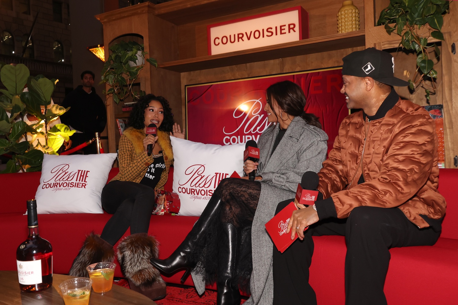 Coi Leray, Rocsi Diaz, and Terrence J | Credit: Johnny Nunez/Getty for Courvoisier