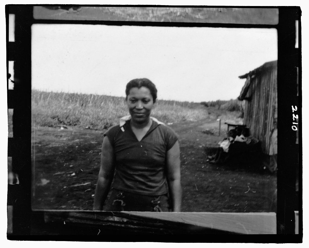 Portrait Of Zora Neale Hurston Outside A Cabin