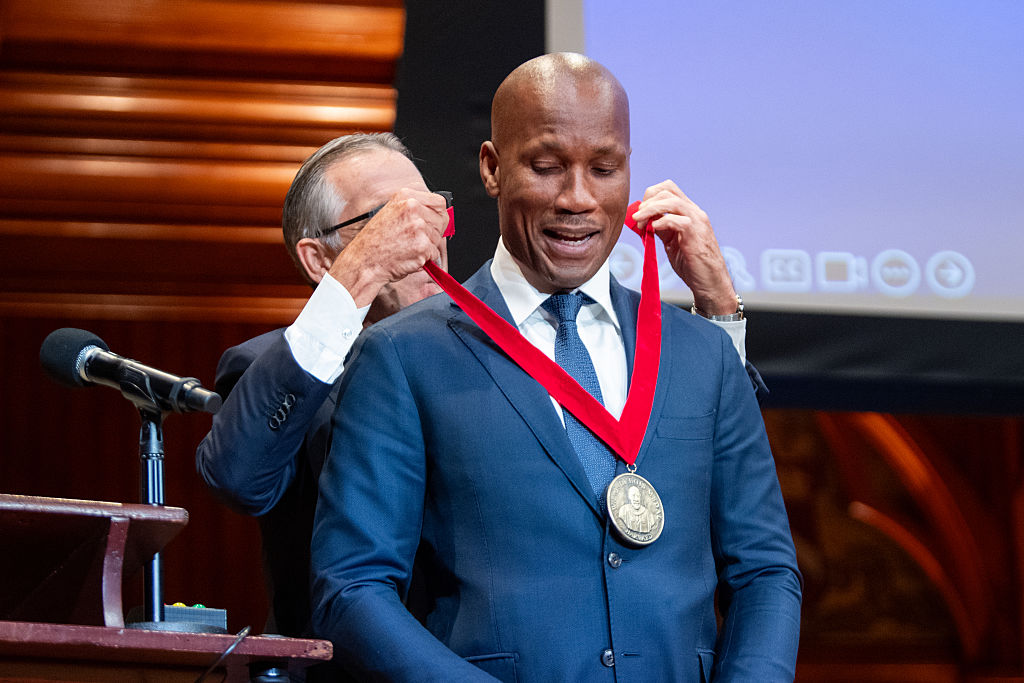 OTHER: OCT 08 Didier Drogba Receives W.E.B. Du Bois Medal